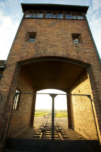 Auschwitz-birkenau koncentrationsläger — Stockfoto