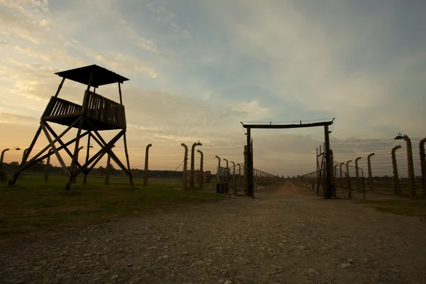 Obóz koncentracyjny Auschwitz-birkenau — Zdjęcie stockowe
