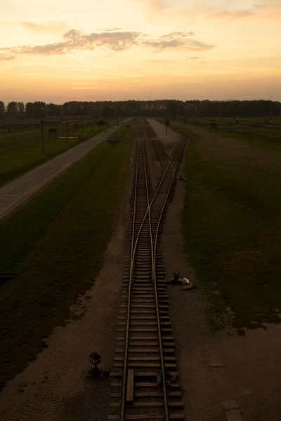 Campo de concentração Auschwitz-Birkenau — Fotografia de Stock