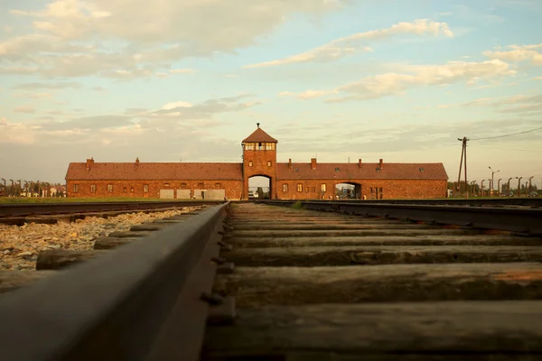 Koncentrační tábor Auschwitz-birkenau — Stock fotografie