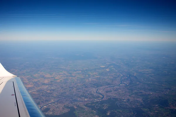 Фото с воздуха Farmland — стоковое фото