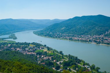 The Danube curve clipart