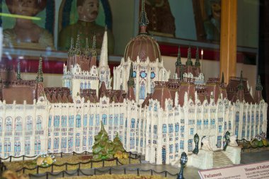 Marzipan parliament of Budapest clipart