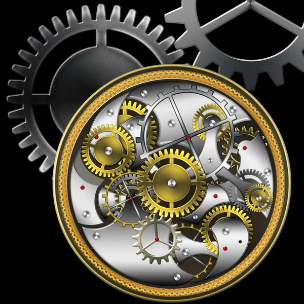 Relojes mecánicos — Foto de Stock