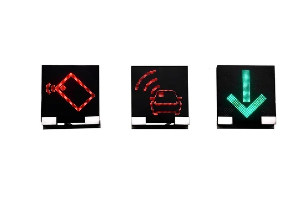 stock image LED road signs