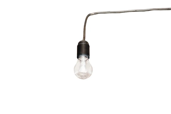 Light bulb in the socket — Stock Photo, Image