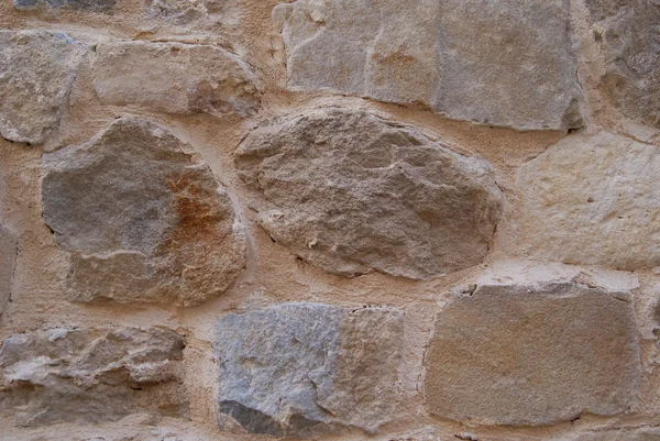 Antiguas paredes de piedra con raíces de árboles —  Fotos de Stock