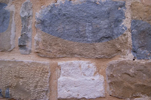 Oude stenen muren met boomwortels — Stockfoto