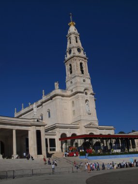 Basilica of Our Lady of the Rosary of Fatima in Portugal clipart