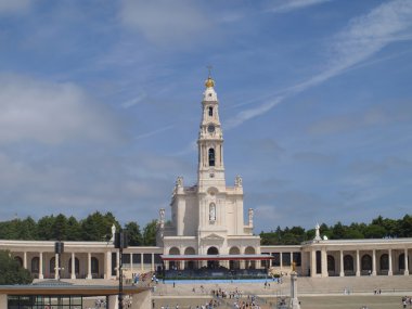 Basilica of Our Lady of the Rosary of Fatima in Portugal clipart