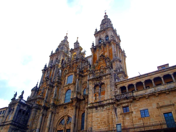 stock image Cathedral of St. James in Santiago de Compostela in Spain