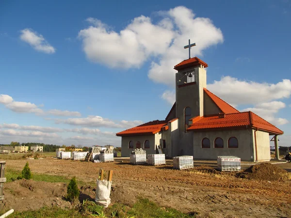 Bygga katolska kapell i dyrdy — Stockfoto