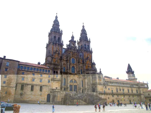 Cathedral of St. James in Santiago de Compostela in Spain — Stock Photo, Image