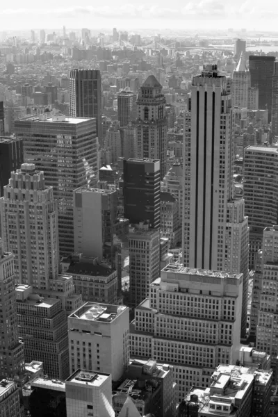 New york city schwarz und weiß — Stockfoto