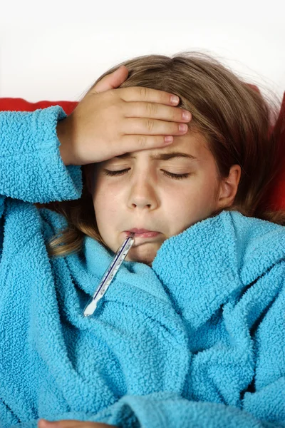 Grippe oder Erkältung — Stockfoto