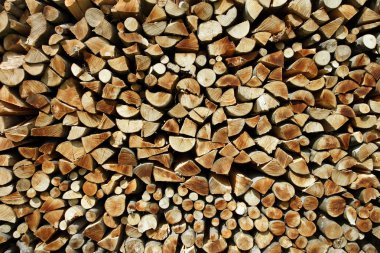 Log pile clipart