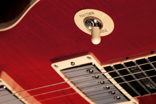 Guitarra elétrica ritmo agudo interruptor — Fotografia de Stock