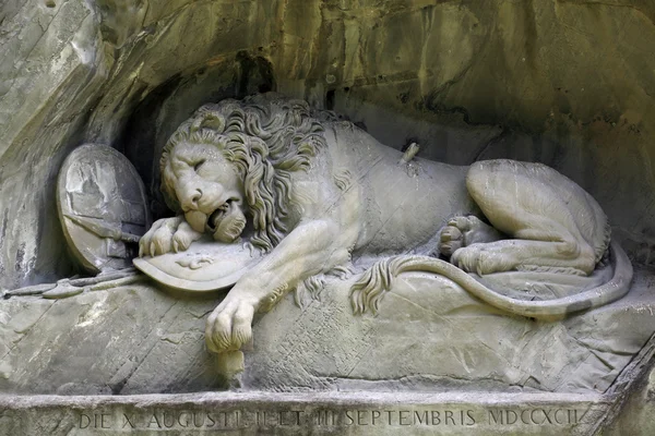 Λιοντάρι της Λουκέρνης — Φωτογραφία Αρχείου