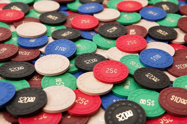 도박 칩 — 스톡 사진