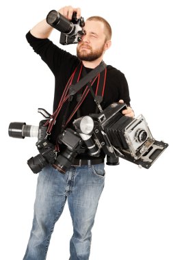 Photography enthusiast clipart