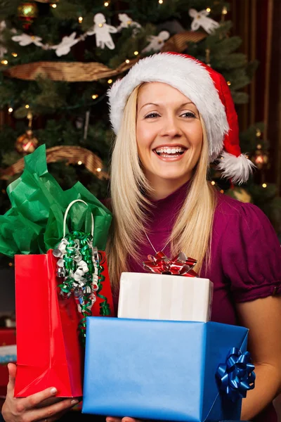 Happy at Christmas time — Stock Photo, Image