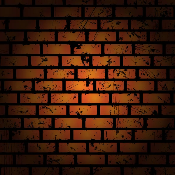 Abstract background. Brick wall — Stock Vector