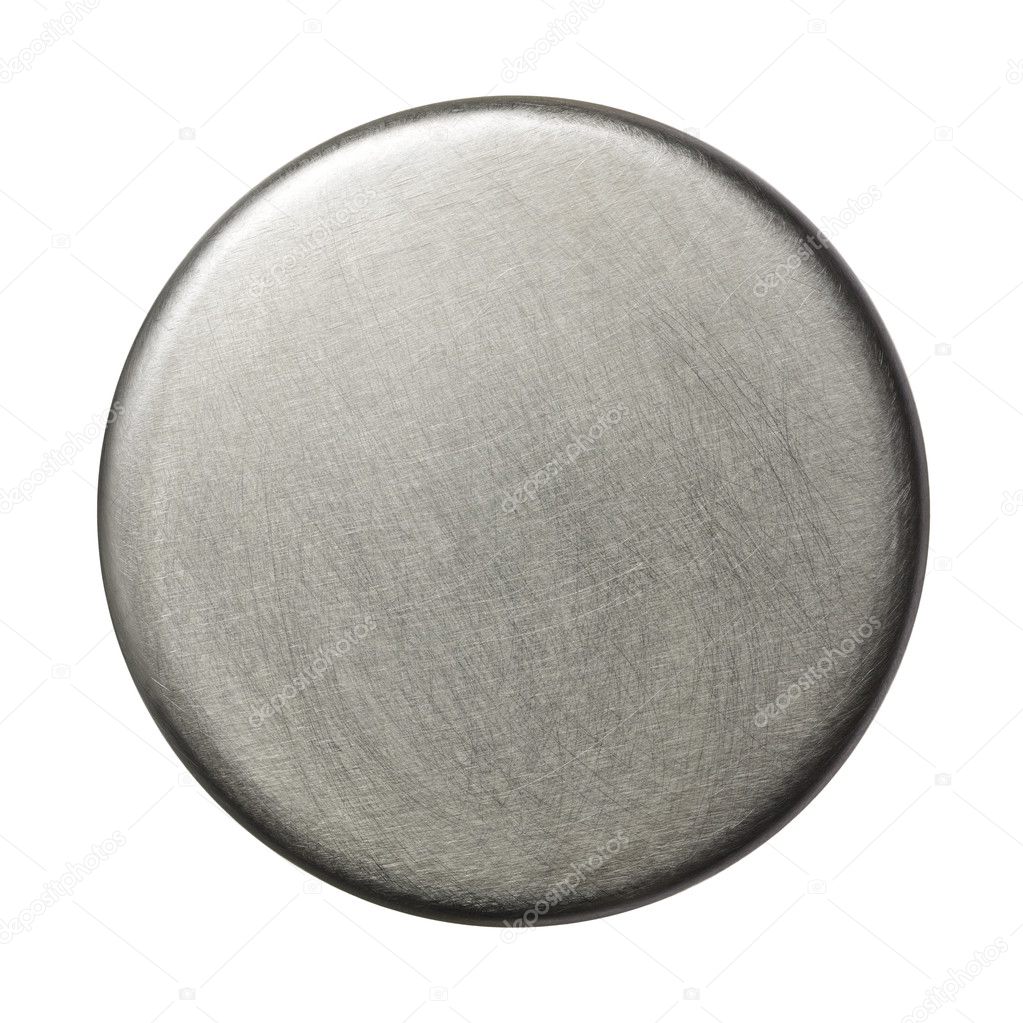 Plaque ronde métal