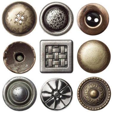 Vintage buttons clipart