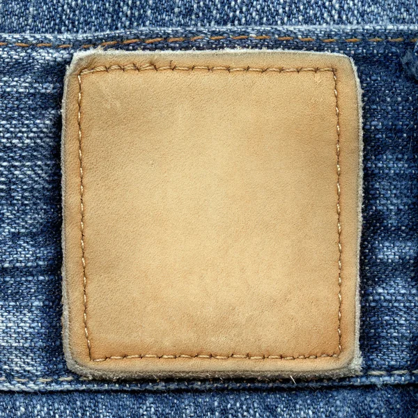 Jeans etiket — Stok fotoğraf