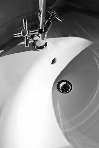 Faucet and sink — Stock Photo, Image