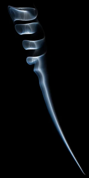 Den abstrakta siffran på röken — Stockfoto