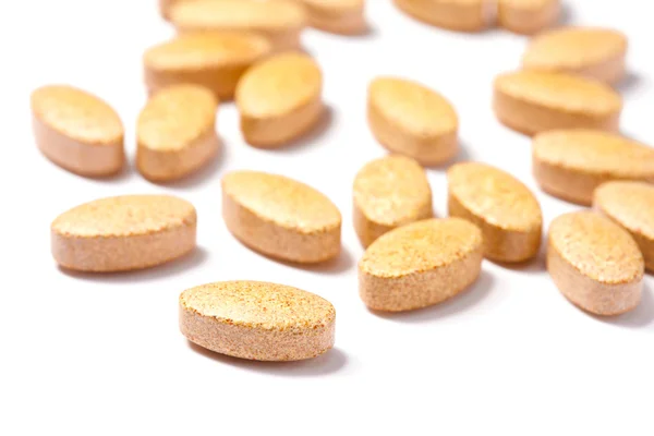 stock image Medicinal pills piled up a bunch