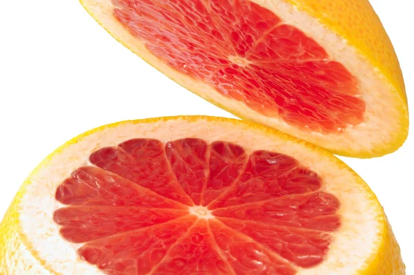 Vörös grapefruit közelről — Stock Fotó