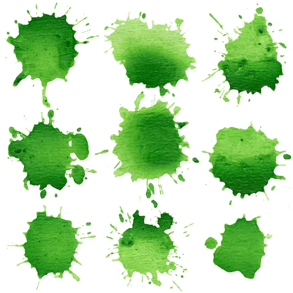 Set of watercolor blobs — Stock Photo, Image