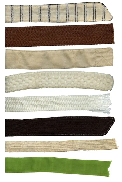 Textile stripes set — Stock Photo, Image