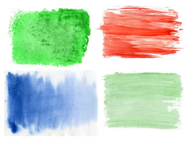 Set of watercolor backgrounds — Stock Photo, Image