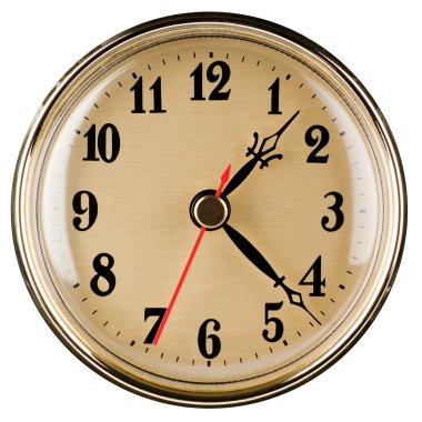 Classic style wall clock clipart