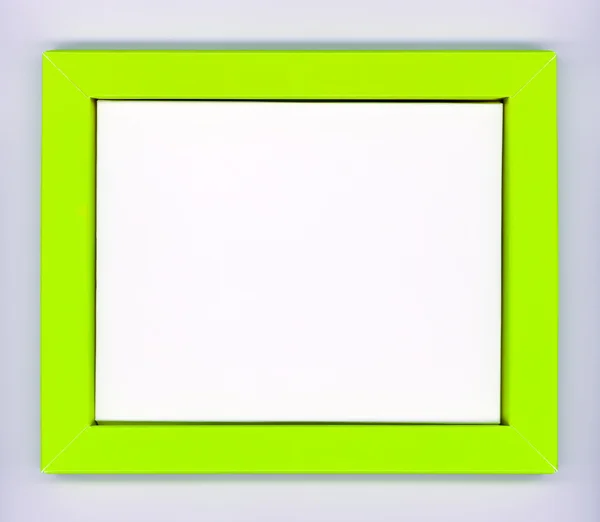 Zelená kniha prázdný rám — Stock fotografie