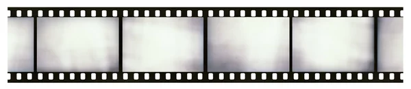 Luz em branco vazou quadro de filme negativo preto e branco de 35mm Imagens De Bancos De Imagens