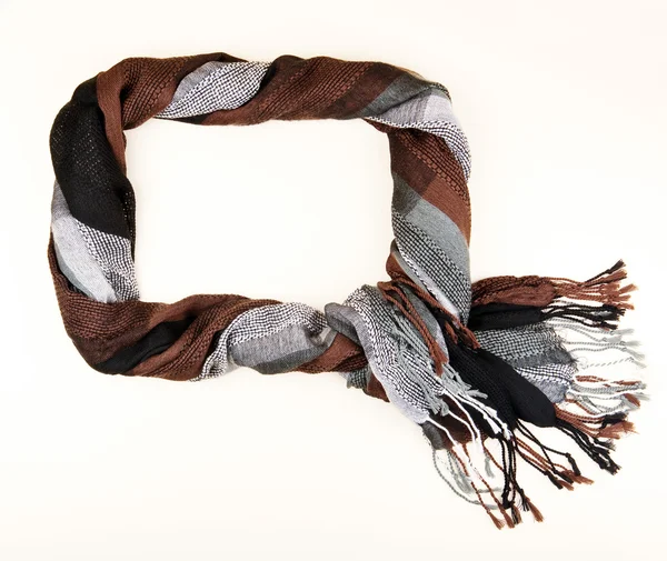 Frame gemaakt van warme sjaal — Stockfoto