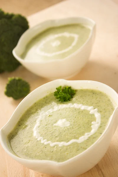 Zuppa di broccoli — Foto Stock