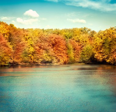 Lake nature landscape clipart