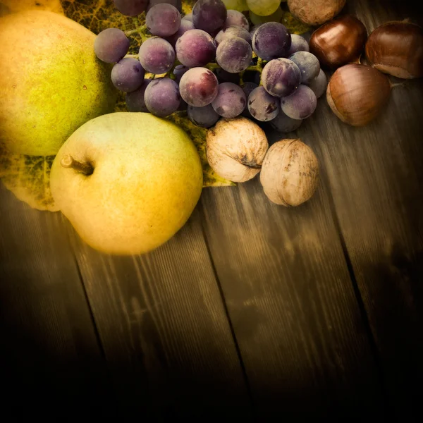 秋の果物のセット — ストック写真