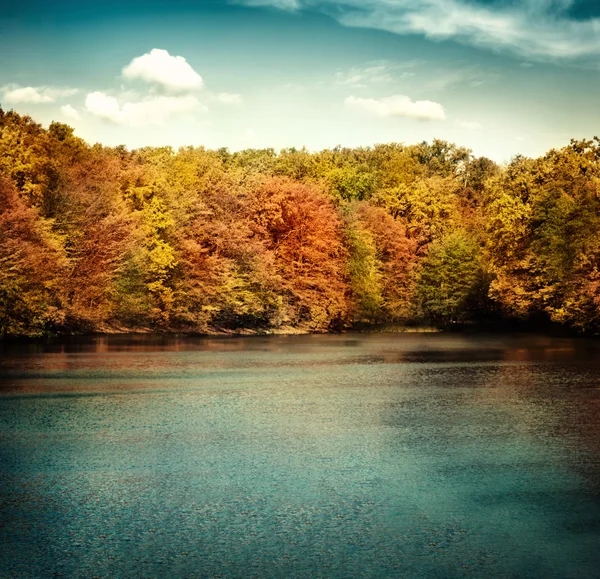 Lake doğa manzara — Stok fotoğraf