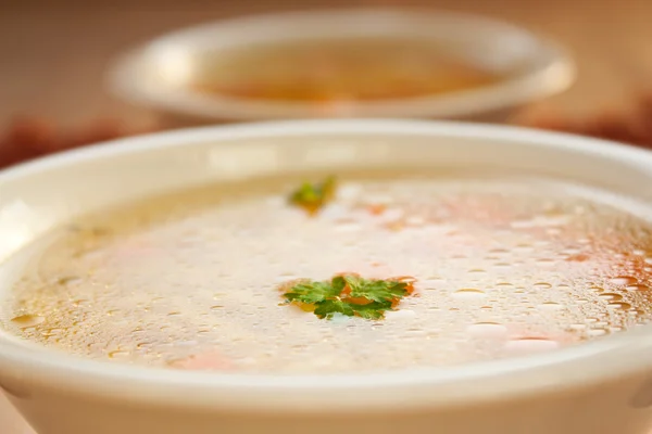 Supă limpede de legume — Fotografie, imagine de stoc