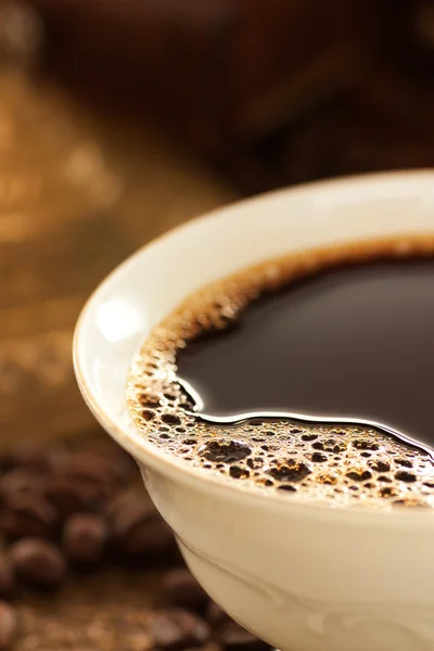 Egy csésze friss kávé — Stock Fotó