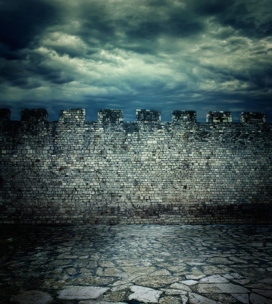 Stare zabytkowe mury — Zdjęcie stockowe