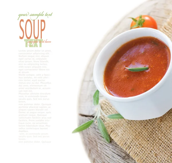 Supă de roșii — Fotografie, imagine de stoc