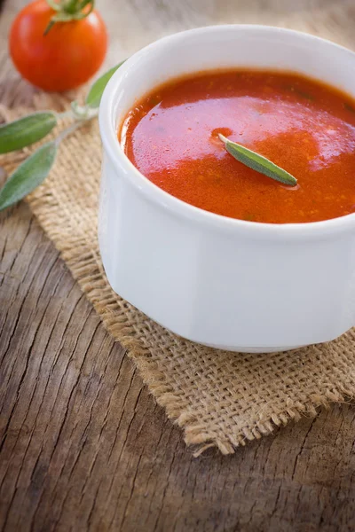 Zupa pomidorowa — Zdjęcie stockowe