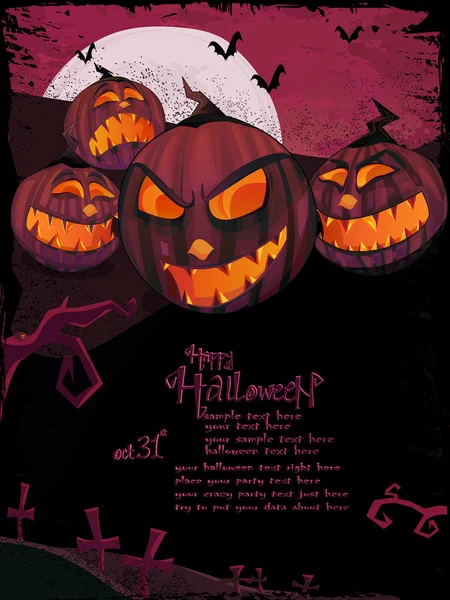 Modèle vectoriel Halloween — Image vectorielle